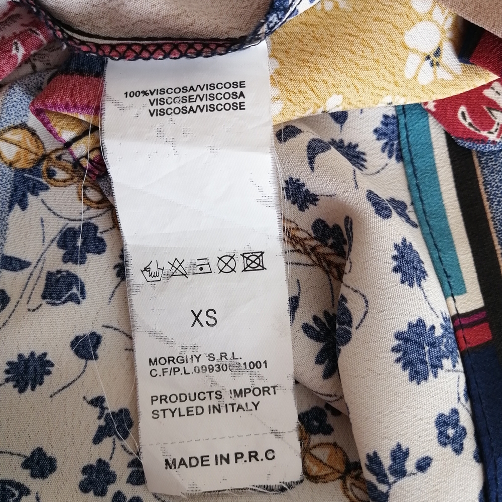 Chic Patchwork Mini Dress in Multicolor - Picture 6 of 6